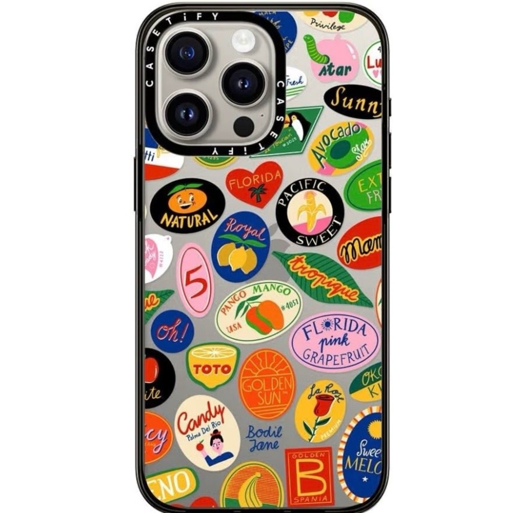 Casetify fruit sticker MagSafe phone case